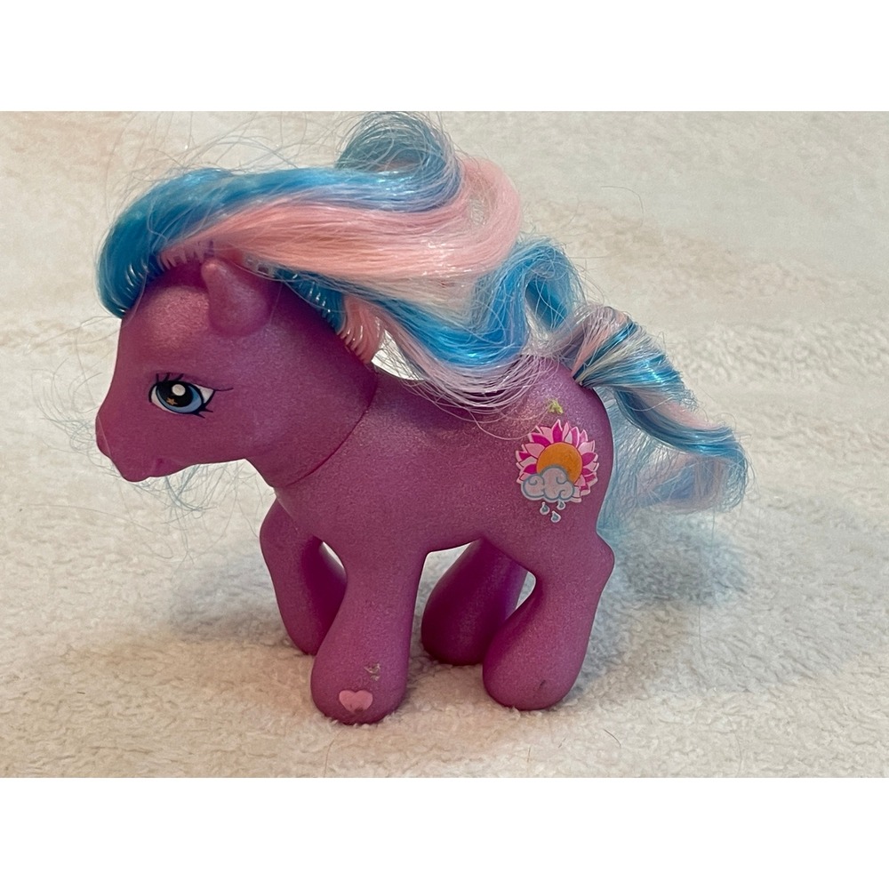 My Little Pony G3 Sunshower 2004 Purple Pearlescent Earth Pony Vintage Hasbro